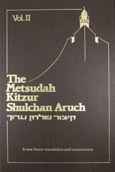 Metsudah Kitzur Shulchan Aruch, Vol. 2